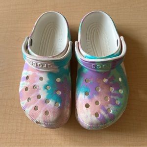 Tie Dye Crocs